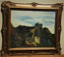 Berkes Ilona (1883- ) : Düledező ház
