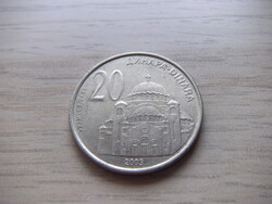 20  Dinár   2003  Szerbia  ( 3 )