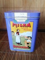 1990-es évekből vintage Milka Nosztalgia fémdoboz