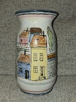 Gádor István város jelenetes váza