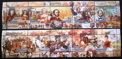 B265-6 / 2001 Magyar Millennium II. blokkpár postatiszta