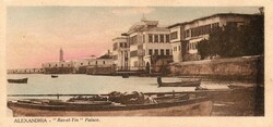 Képeslap: Egyiptom, Alexandria.