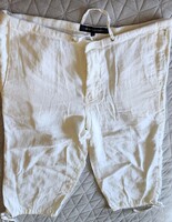 28 FRANCIA 100 % LEN FÉRFI 3/4 RÖVIDNADRÁG DERÉK 92 CM SHORT RÖVID NADRÁG PRÉMIUM MINŐSÉG