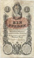 1 gulden / forint 1858 eredeti állapot ritka