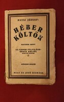 Héber költők I. Patai József [1912] Vallás Judaizmus Versantológia