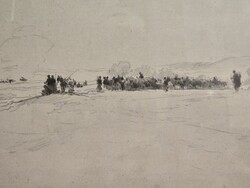 Pörge Gergely (1858 - 1930) : Újpest 1915 ceruza rajz