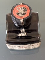 PELIKAN 4001 1897 Motív 1985-ös Fekete 50ml Töltőtoll Tinta Bontott Tele Van !!!