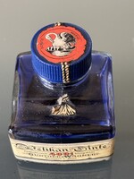PELIKAN 4001 1897 Motív 1985-ös Ragyogó Kék 50ml Töltőtoll Tinta Bontott Félig Van !!!