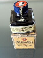 RITKA NOS !!! PELIKAN 4001 1897 Motív 1985-ös Ragyogó Kék 50ml Bontatlan Töltőtoll Tinta ÚJ !!!