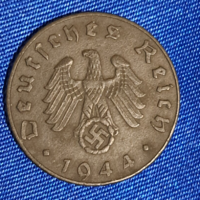Német Harmadik Birodalom 1944. E 5 reichspfennig horogkereszttel (2334)