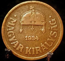 Magyarország 2 fillér, 1934 A06A1