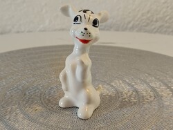 AKCIÓS Retro kerámia kutyus figura – bájos és vidám vintage darab! 