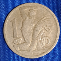 1929.  Csehszlovákia  1 korona (2341)