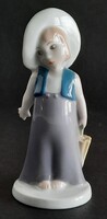 Vintage Rosenthal Porcelain Figurine: Girl with Umbrella