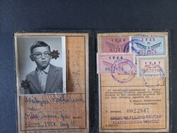 Magyar Államvasutak Arcképes Igazolvány Közszolgálati Alkalmazottak és...Tóth Ferenc 1951