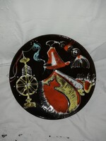 Reguly 29 cm kerámia falitányér     H