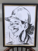 Ismeretlen karikatúra portré !