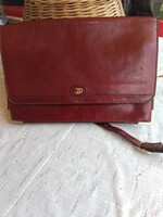 Elegáns ,minőségi vintage bőr kézitáska.