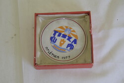 Tisza kupa Szolnok atlétika 1977 érem A260
