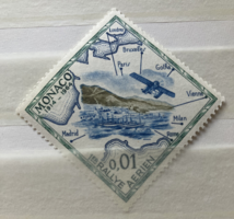 Adrien Rally - Monaco-i postatiszta bélyeg 1964