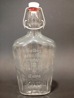 "Totya for name day" engraved swing-top bottle