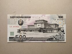 Észak-Korea - 500 Won 2007 UNC