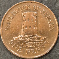 Jersey 1 penny, 1984.