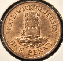 Jersey 1 penny, 1994.