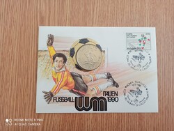 Érmés boríték 1988 Labdarúgó VB 100 Ft 1990 UNC