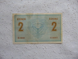 2 korona 1914 B BETŰJEL RRR A legritkább 2 korona 1914