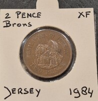 Jersey 2  penny, 1984.