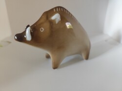 Zsolnay art deco vadkan figura