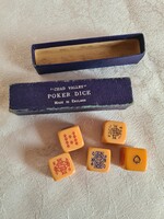 Kocka póker retro társasjáték made in England