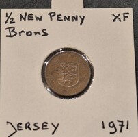 Jersey 1/2 Új penny, 1971