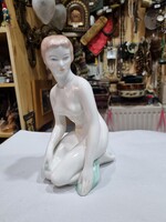 Aquincum porcelán nöi akt figura