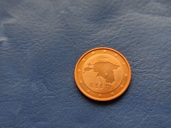 ÉSZTORSZÁG 5 EURO CENT 2011 UNC! RITKA!