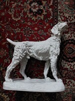 Vastagh György. herendi vadászkutya figura