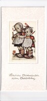 GYK:202/1 Gyerekek képeslap "Postatiszta" szétnyitható 01