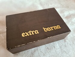 Extra Barna 1975 retro szivaros doboz