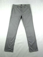 EREDETI HUGO BOSS (W30 / L32) FÉRFI SZTRECCSES SZÜRKE HOSSZÚNADRÁG