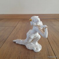 Antik Hutschenreuther porcelán Pierrot figura