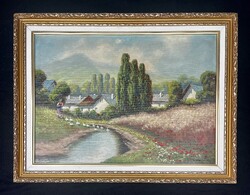 Barsi Béla festmény , szép keretben !