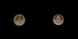 25 CENT - BAHAMÁK - UNC - VERDEFÉNYES - RÉZ-NIKKEL KÜLÖNLEGES ÉRMÉJE!