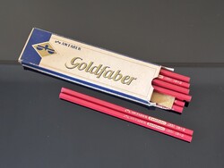EXTRÉM RITKA !!! NOS !!! AW FABER GOLDFABER 1221 Grafit  Ceruza "B" Eredeti Dobozban 1945-1946 !!!