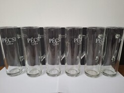 Pécsi sörös üvegkorsó 5dl, füles, 6db
