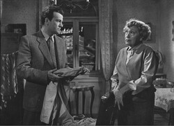 Vitrinfotó "Csigalépcső" magyar film 1957. Somogyvári Rudolf, Titkos Ilona