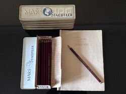 RITKA !!! NOS !!! 72x STAEDTLER MARS CHROMOBELLA 2933 Mély Burgundi HB !!! ÚJ !!!