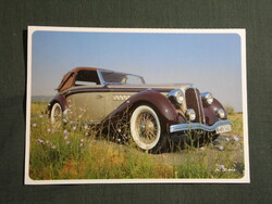Képeslap,Svájc,Delahaye 135 M. 1938 veterán autó,2000-