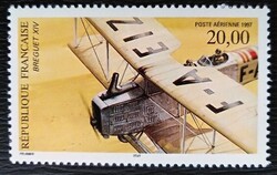 Fr3263 / Franciaország 1997 Breguet repülőgép bélyeg postatiszta