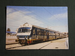 Képeslap,Tunézia,Monasztir állomás,Felszíni Metro szerelvény,2000-